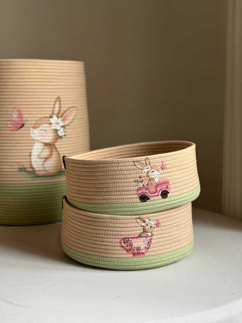 ست سبد اسباب بازی خرگوش ست سبد اسباب بازی خرگوش